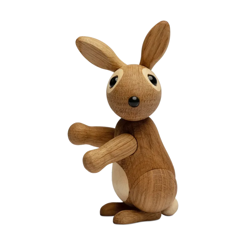 Bounce Kaninchen Dekoration 9,5 cm Eiche by Spring Copenhagen – product photo