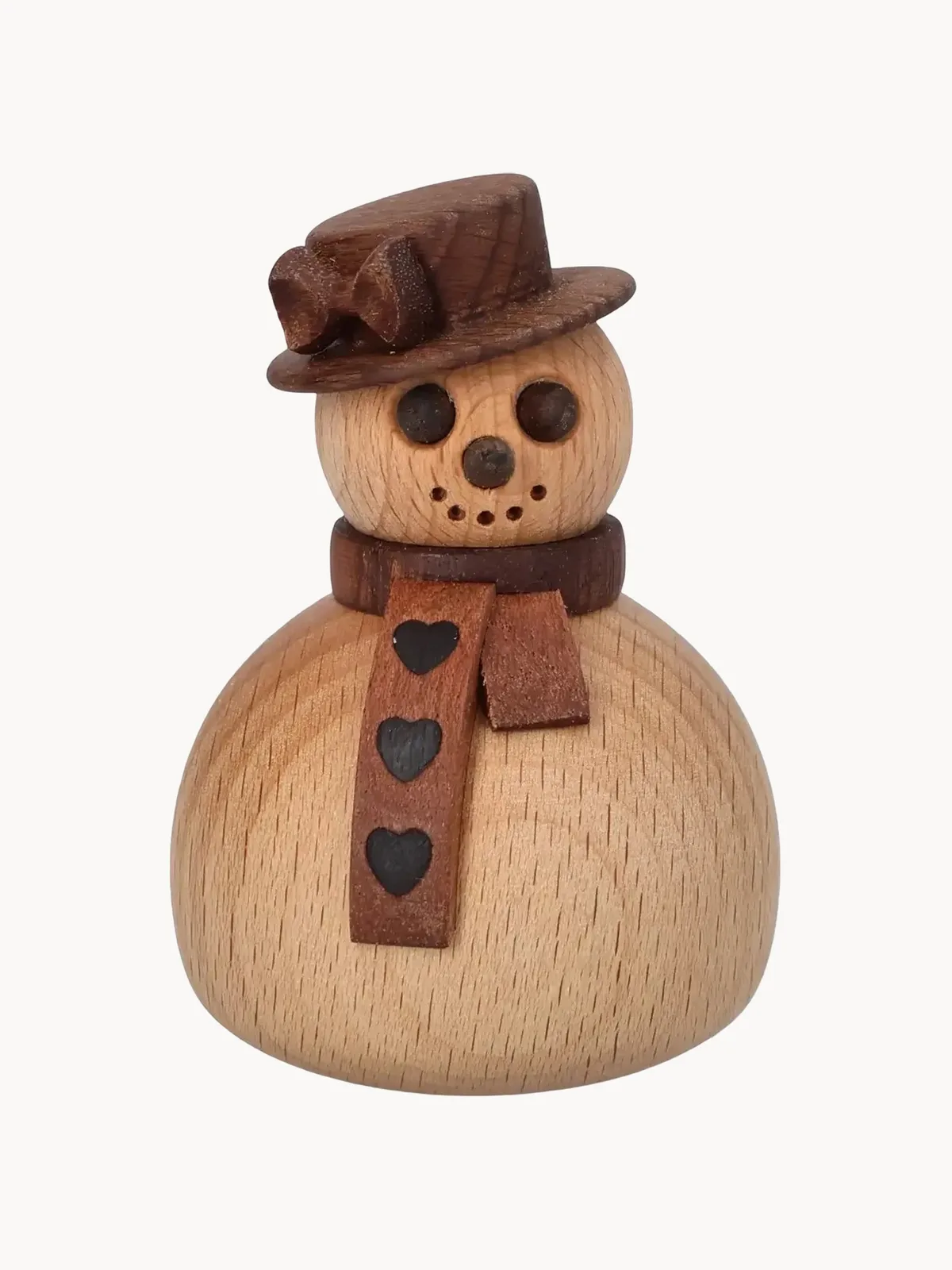 Juldekoration i Bokträ The Snowwoman från Spring Copenhagen – produktbild
