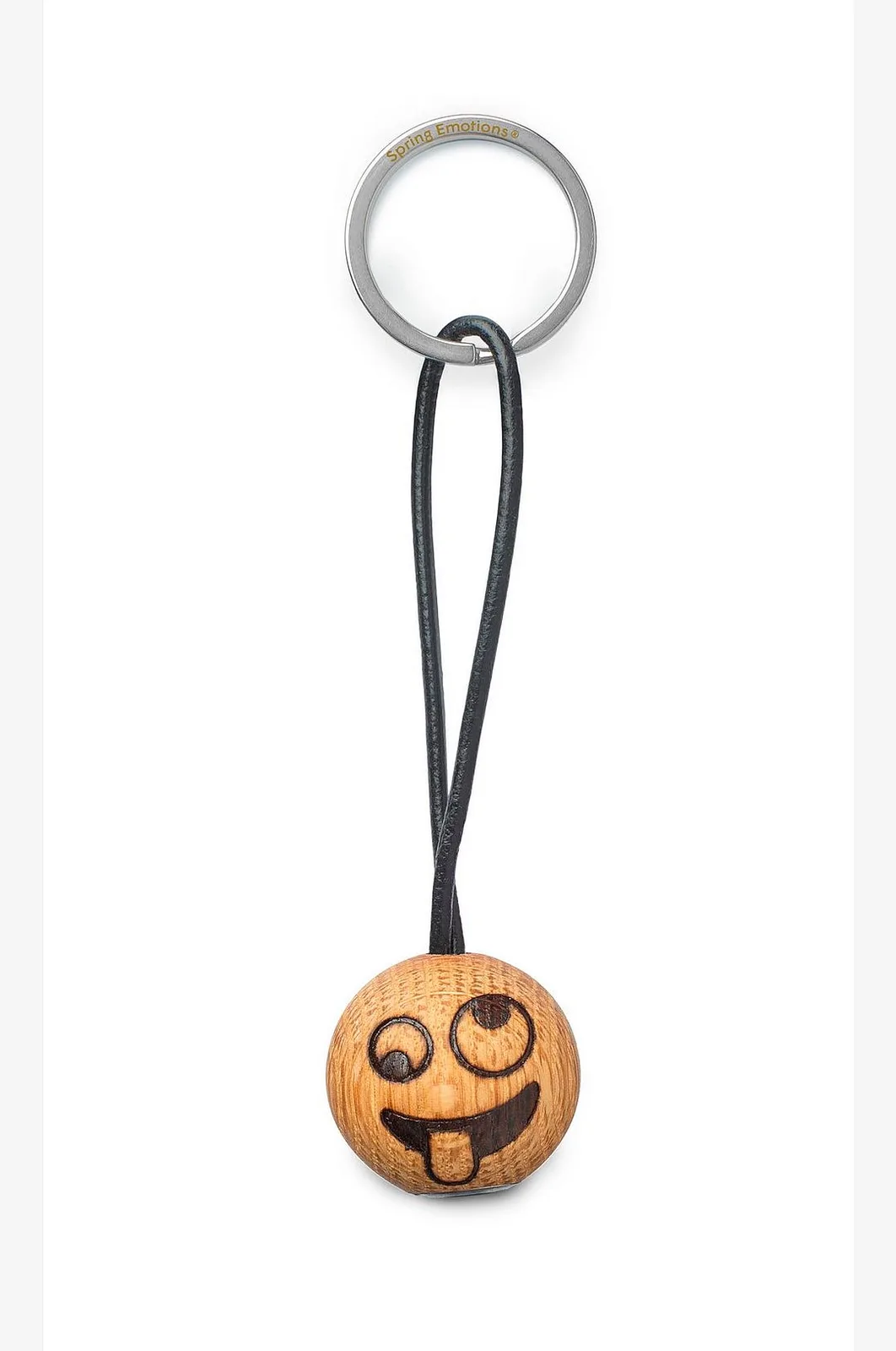 Emoji Nøglering Diameter 3 cm - Pynteting fra Spring Copenhagen i Natur – produktbillede