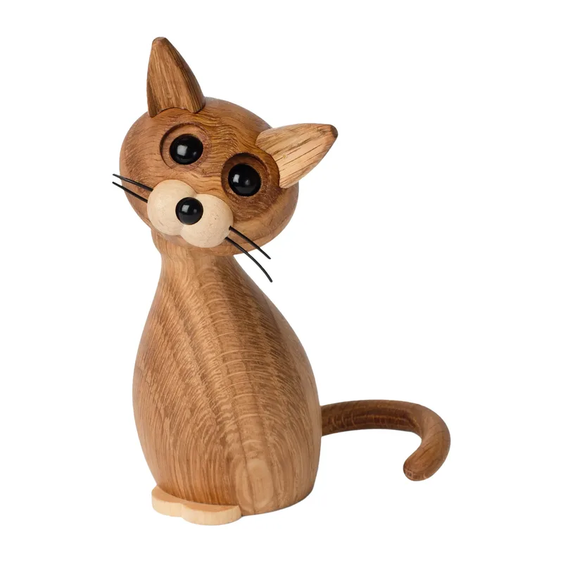 Lucky Katzen Dekoration Eiche by Spring Copenhagen – product photo