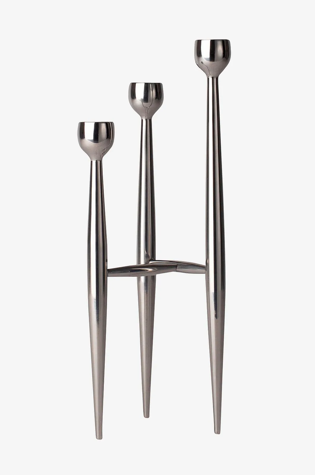 Lysestage Apollo 32 cm - Lysestager & lanterner de Spring Copenhagen en Sølvfarvet – photo du produit