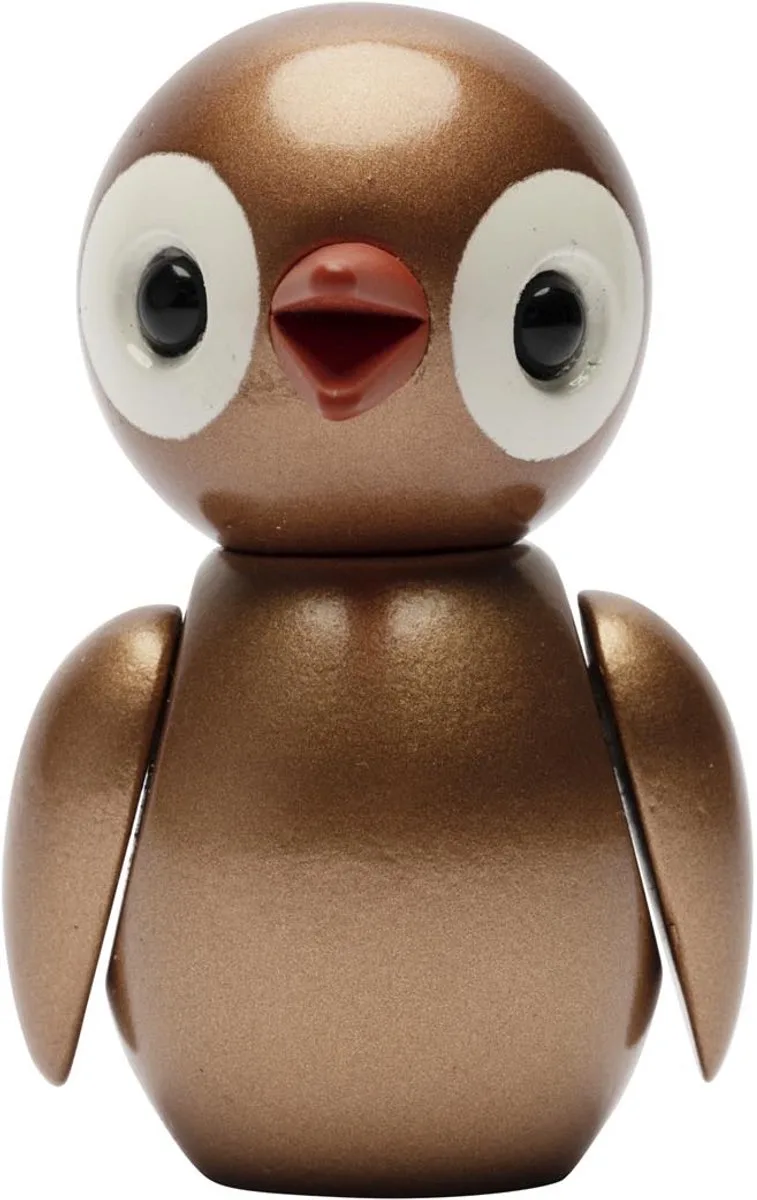 Spring Birds "Bright 31g H6.5xW4.2xL4.5cm (made in Vietnam) speelgoedfiguur kinderen en volwassenen de Spring Copenhagen en Bronze – photo du produit