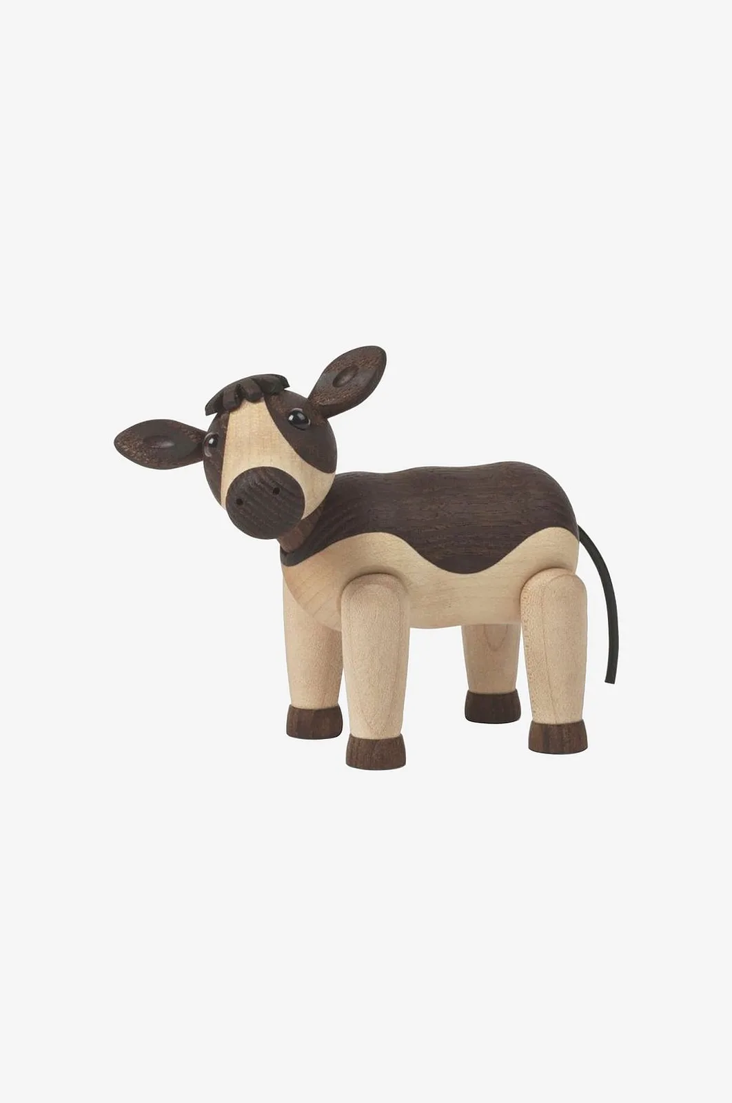 Trædekoration Dandy Kalv 8,5 cm - Pynteting de Spring Copenhagen en Naturel – photo du produit