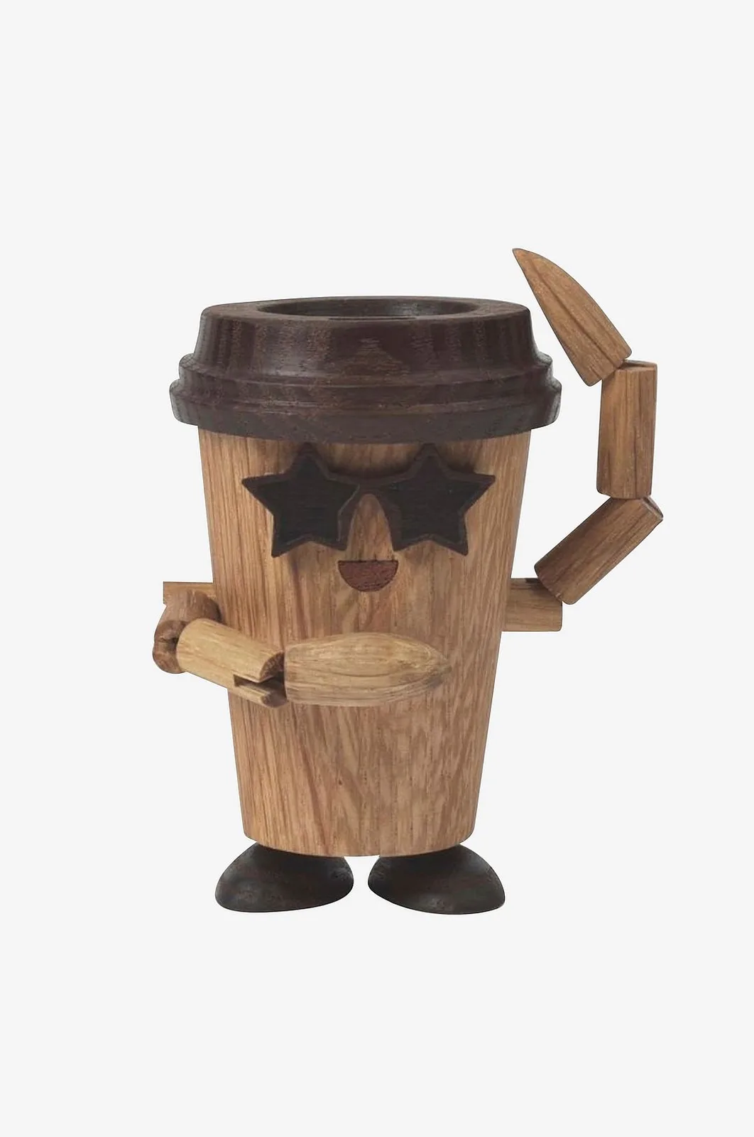 Trædekoration Esther Espresso To Go Coffee 8,5 cm - Pynteting fra Spring Copenhagen i Natur – produktbillede