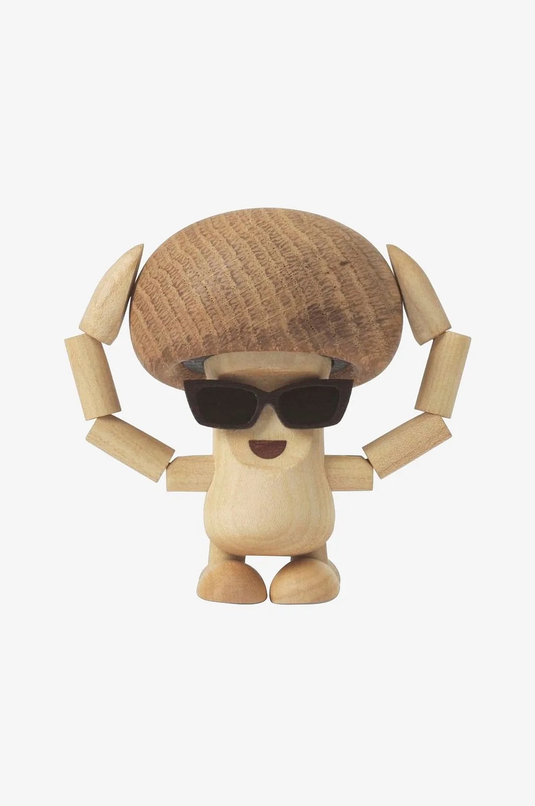 Trædekoration Marvin Mushroom 8,5 cm - Pynteting by Spring Copenhagen in Natural – product photo