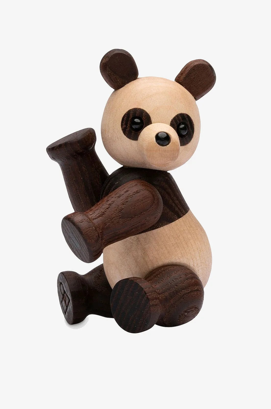 Trædekoration Pixi Panda 9 cm - Pynteting von Spring Copenhagen in Natur – Produktfoto
