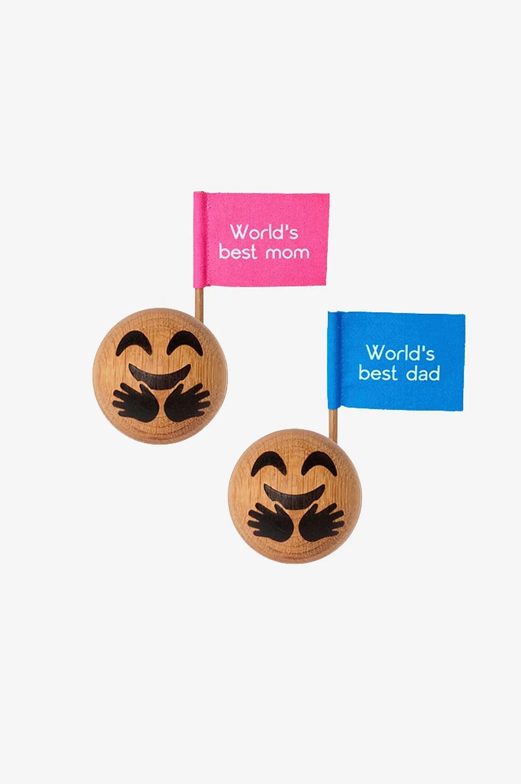 Trædekoration Spring Emotions Celebration Mom & Dad Udgave 5,5 cm - Pynteting från Spring Copenhagen i Natur – produktbild