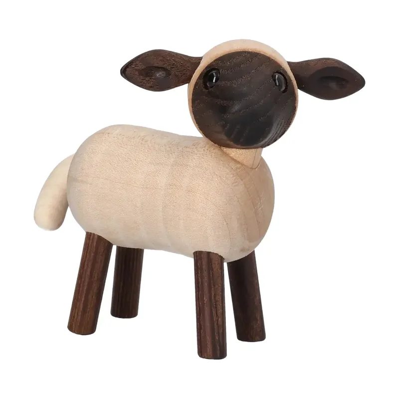Will Lammfigur Beige, 6,6x9xH8,5 cm von Spring Copenhagen – Produktfoto