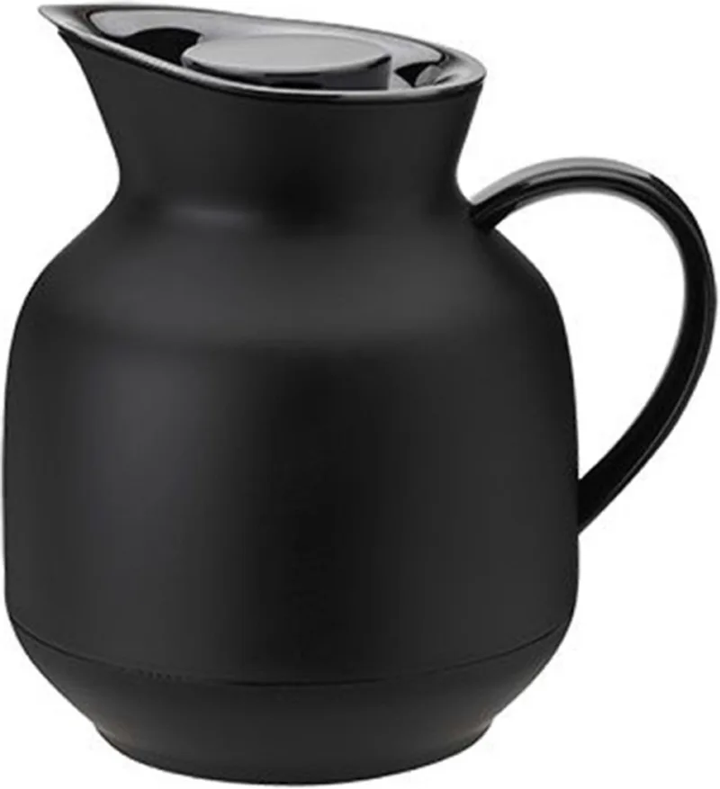 Amphora - Thermoskan - 1L - Soft Black fra Stelton i Zwart – produktbillede