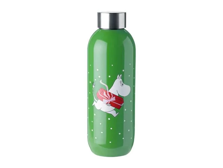 Keep Cool Moomin fles 0,75 l Green fra Stelton – produktbillede