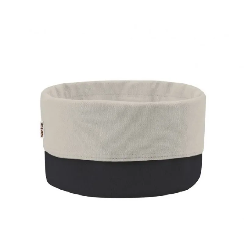 Broodmandje Large - Zand/Zwart de Stelton en Zwart/Creme – photo du produit