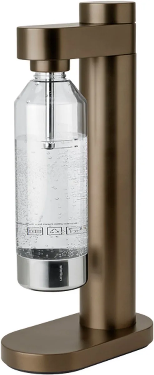 Brus - Sodawatermaker - Bruiswater - Carbonator de Stelton en Donkerbruin Metallic – photo du produit