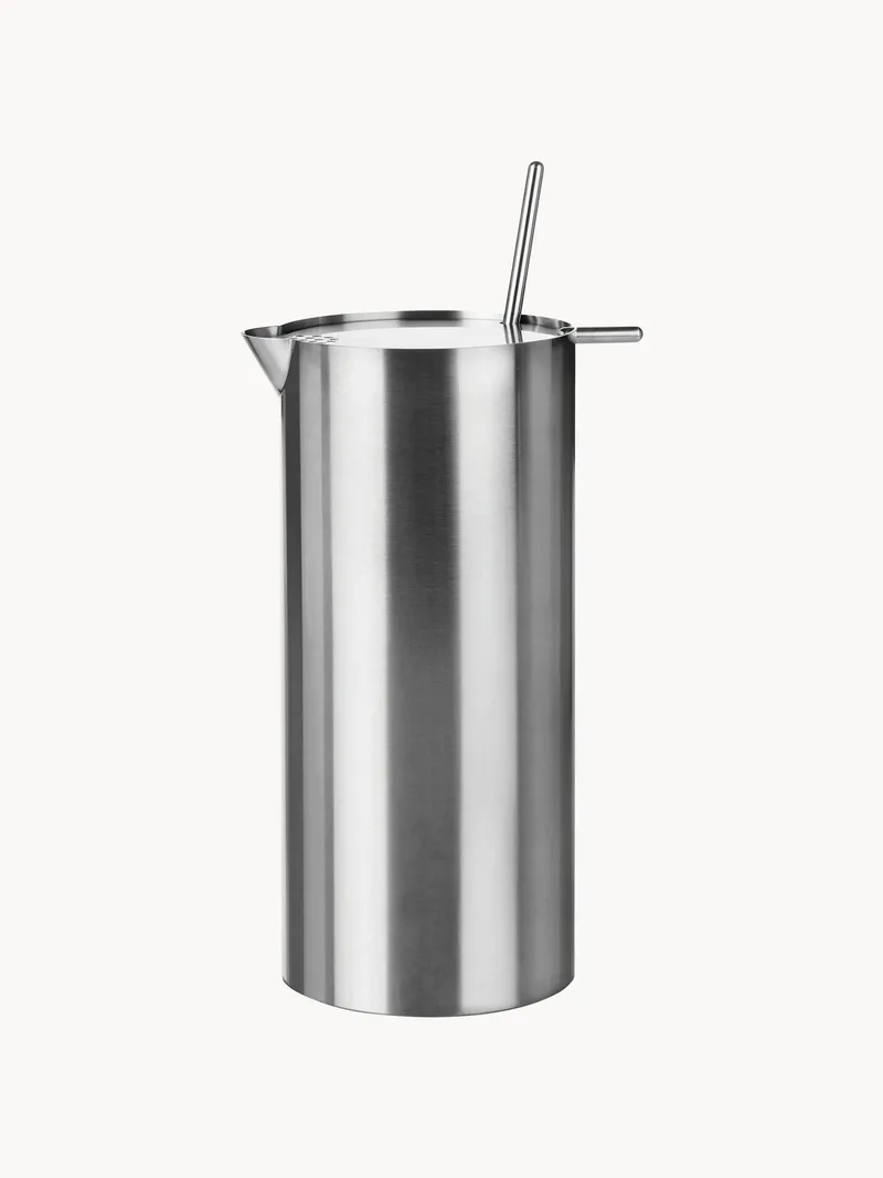 Cocktailshaker Arne Jacobsen met zeef en barlepel, 1 L by Stelton – product photo