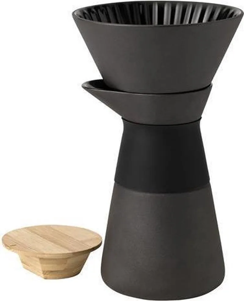 coffee maker Theo 0,6 liter van Stelton in Zwart – productfoto