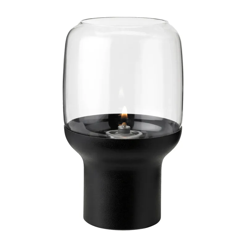 Hoop hurricane Windlicht Ø10cm Schwarz von Stelton – Produktfoto