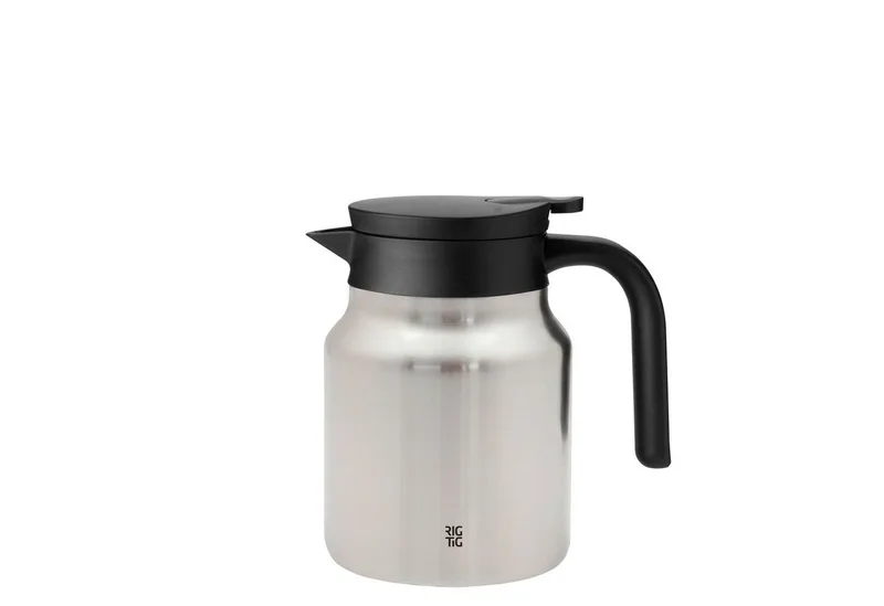 Isolierkanne, 0 l, RIG TIG by stelton THERM-IT Isolierkanne steel fra Stelton i Silberfarben – produktbillede