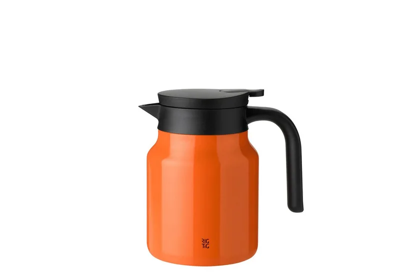 Isolierkanne RIG TIG by stelton THERM-IT Isolierkanne orange, 0 l, RIG TIG by stelton THERM-IT Isolierkanne orange by Stelton in Orange – product photo
