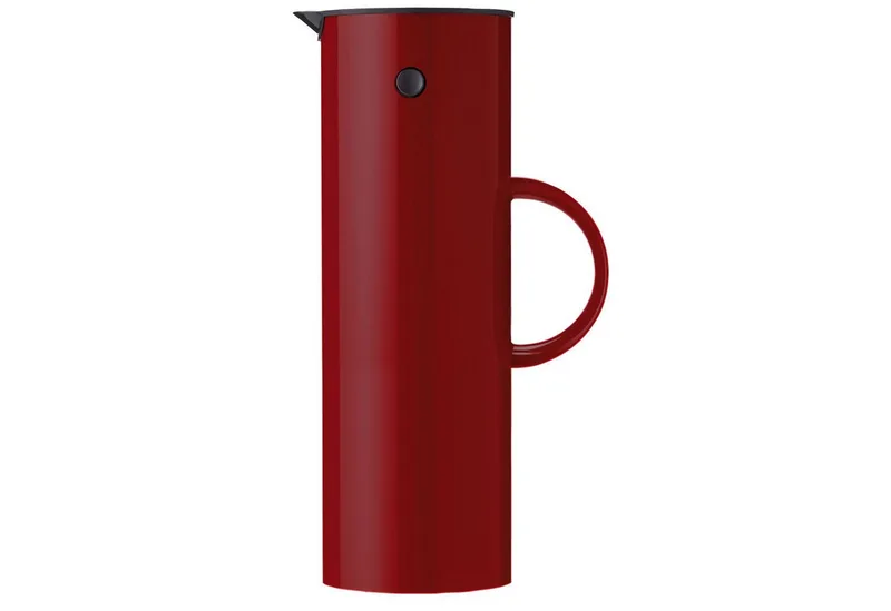 Isolierkanne, stelton Isolierkanne Thermoskanne EM77 Vol. 1 l van Stelton in Cherry red – productfoto 1 van 3