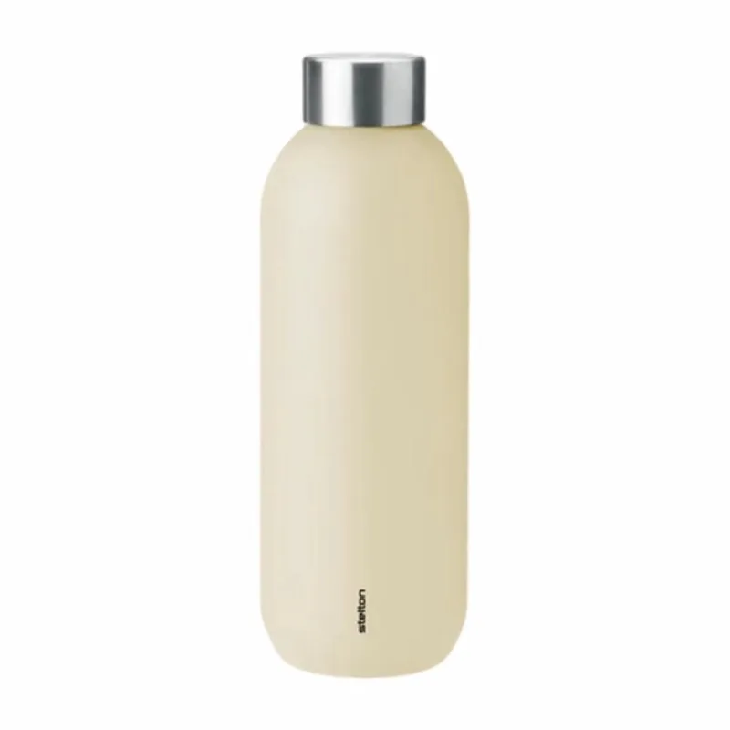 Keep Cool - Thermosfles - RVS - 600 ml - Mellow Yellow von Stelton in Geel – Produktfoto