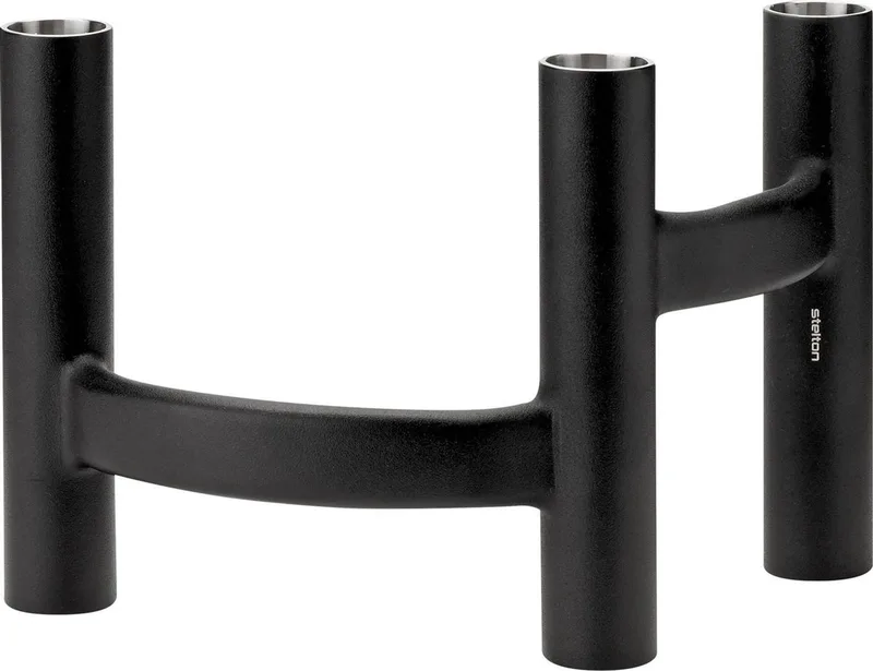 Ora kandelaar 3-armen de Stelton en Zwart – photo du produit