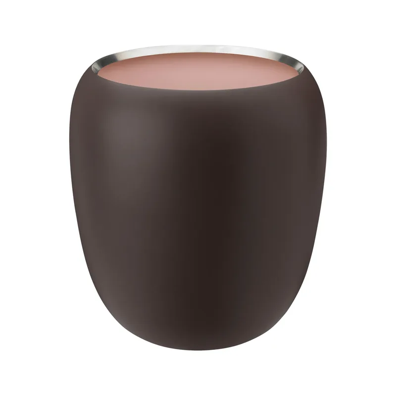 Ora Vase 20cm Dark powder-powder von Stelton – Produktfoto