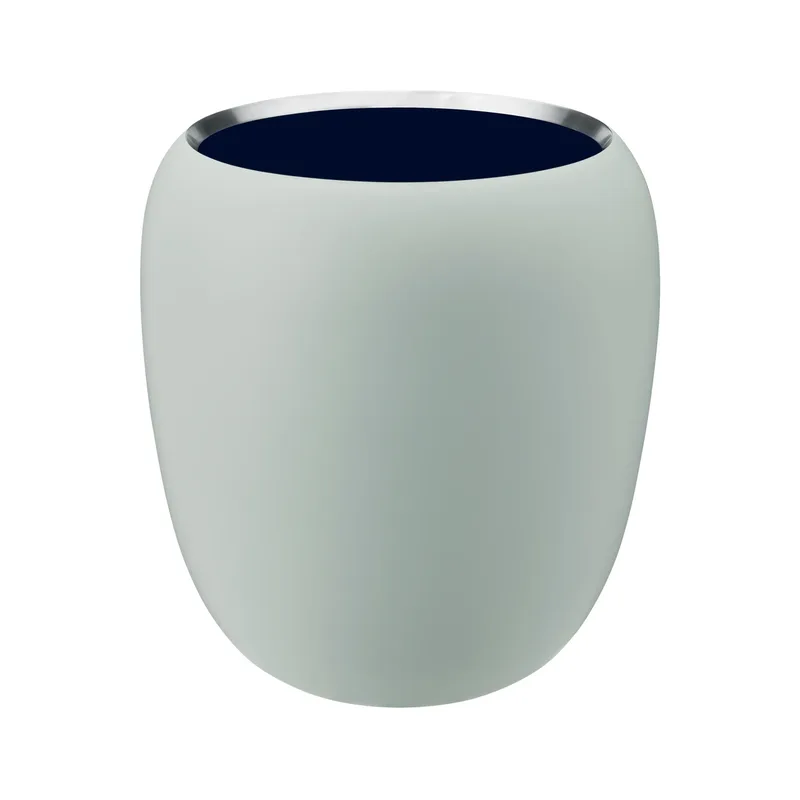 Ora Vase 20cm Neo minzgrün-midnight blue by Stelton – product photo