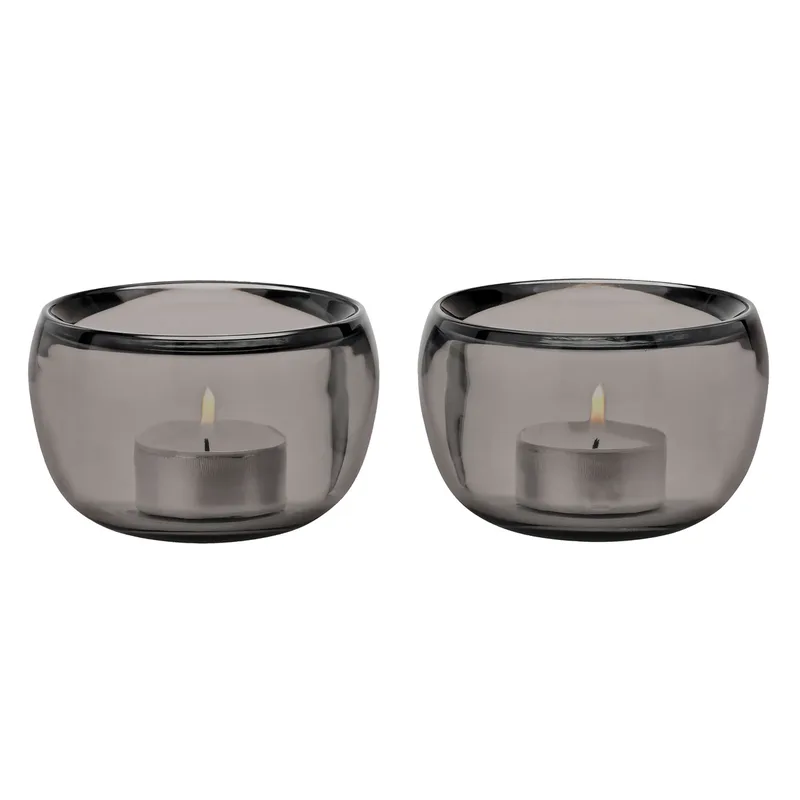 Ora Windlicht 2er Pack Smoke von Stelton – Produktfoto