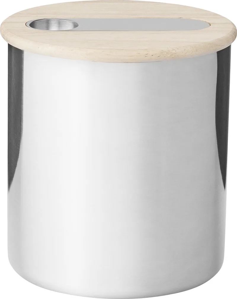 Scoop thee voorraadpot met lepel - 0.3 kg - klein van Stelton in Grijs – productfoto