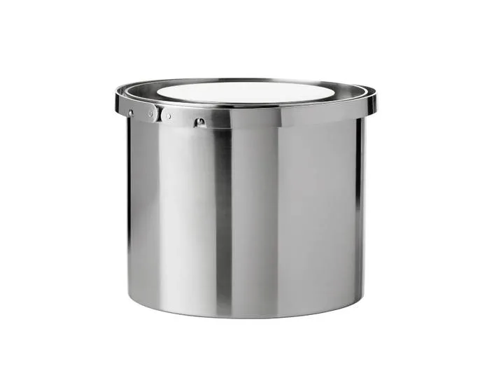 Seau à glace AJ cylinda-line 1 l acier inoxydable van Stelton – productfoto