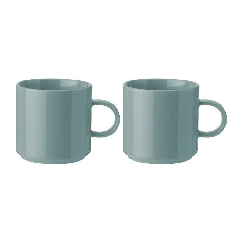 Stelton Tasse 20cl 2er Pack Dusty green von Stelton – Produktfoto