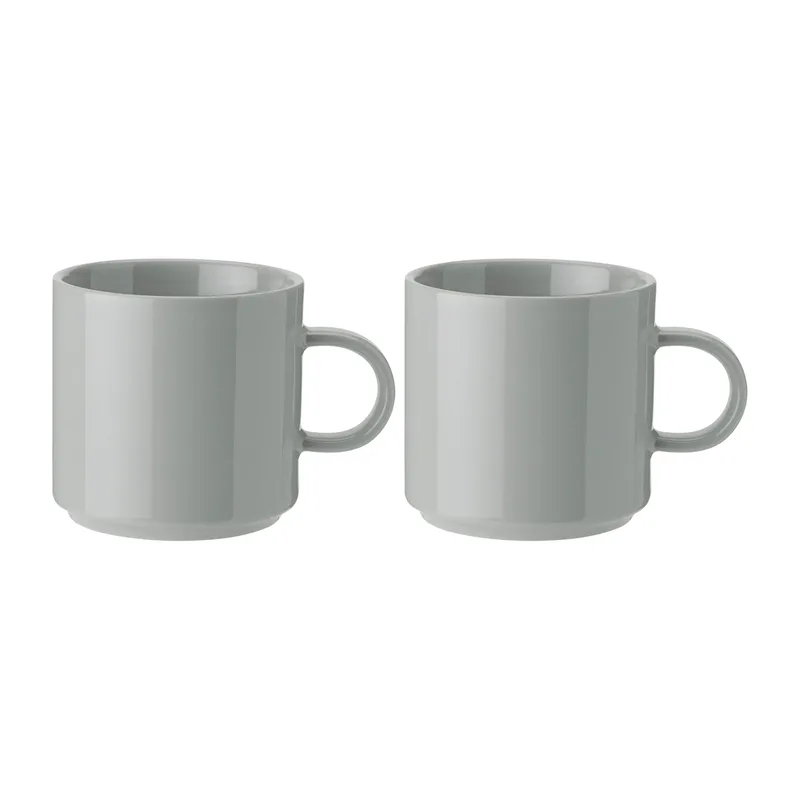 Stelton Tasse 20cl 2er Pack Light grey von Stelton – Produktfoto
