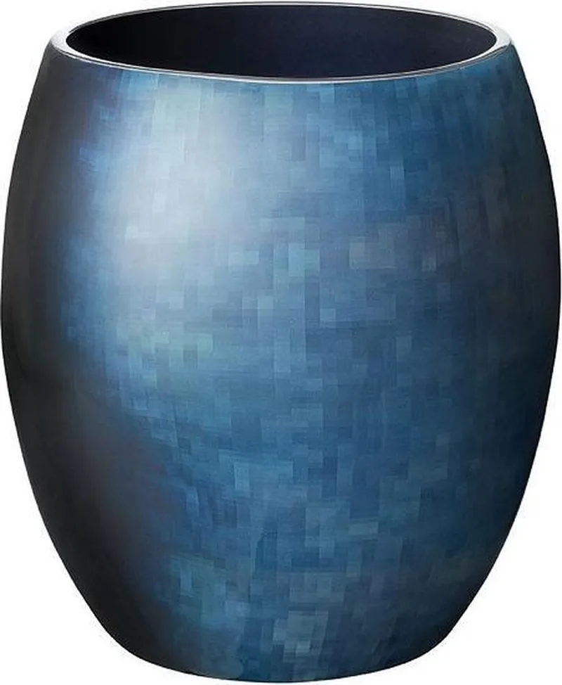 Stockholm Horizon Vaas - aluminium/emaille - blauw/groen van Stelton in Blauw, groen – productfoto
