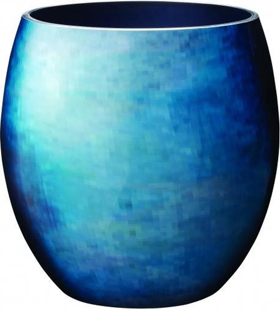 Stockholm Horizon Vaas large 23,4 cm - emaille/aluminium van Stelton in Blauw, Groen – productfoto