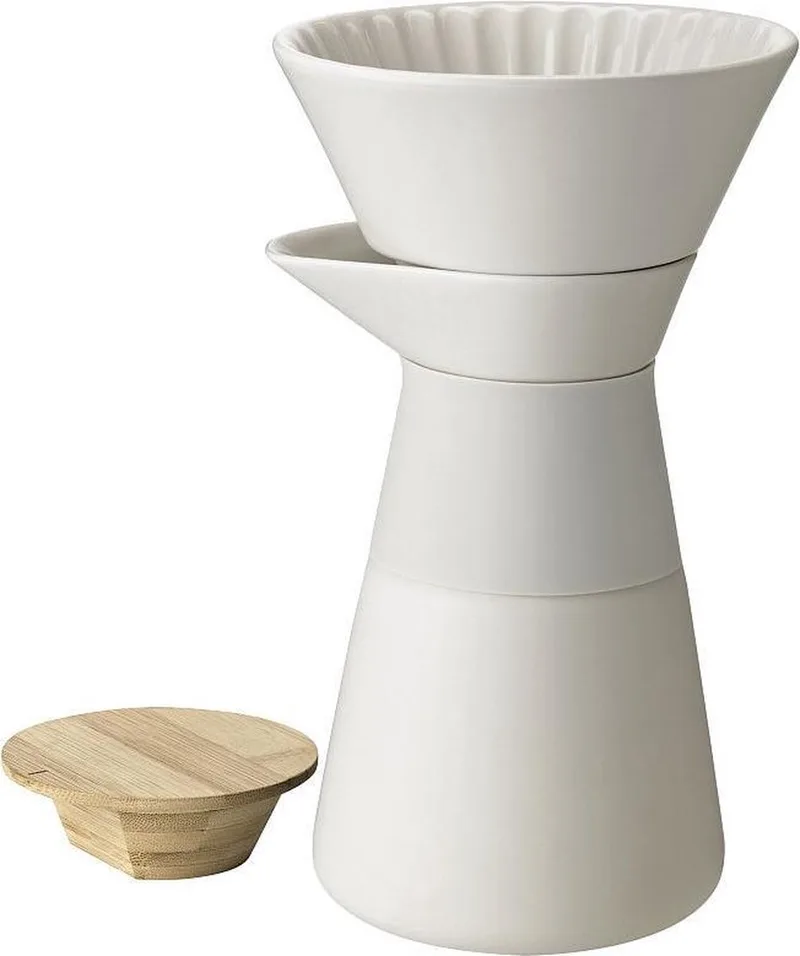 Theo Koffiemaker - 0.6 l - zand by Stelton in Beige – product photo