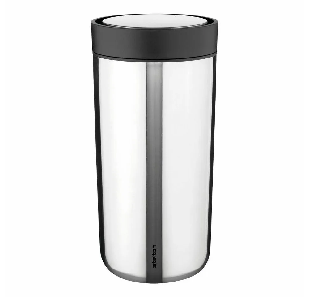 Thermobecher To Go Click Edelstahl 400 ml, Edelstahl van Stelton in Zilver – productfoto