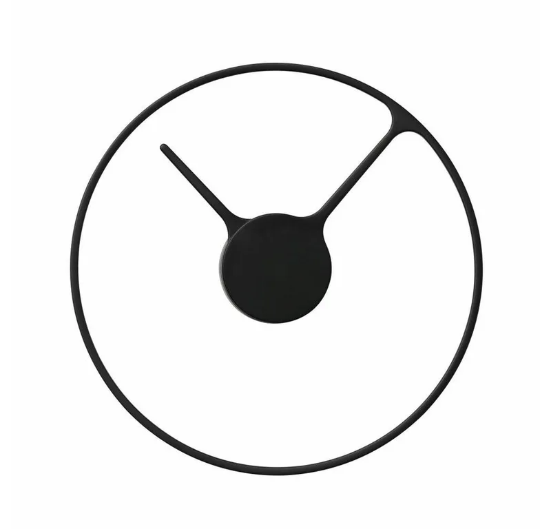 Wanduhr Time Ø 30 cm 851 fra Stelton i Schwarz – produktbillede