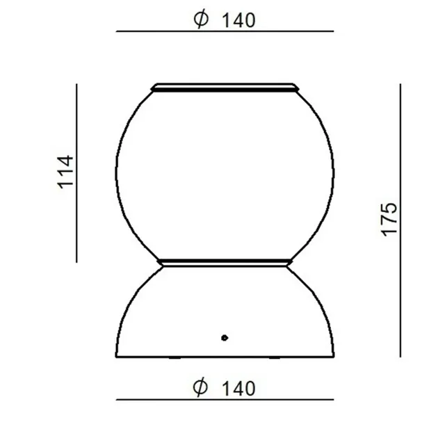 Gravitino LED plafondlamp, draaibaar