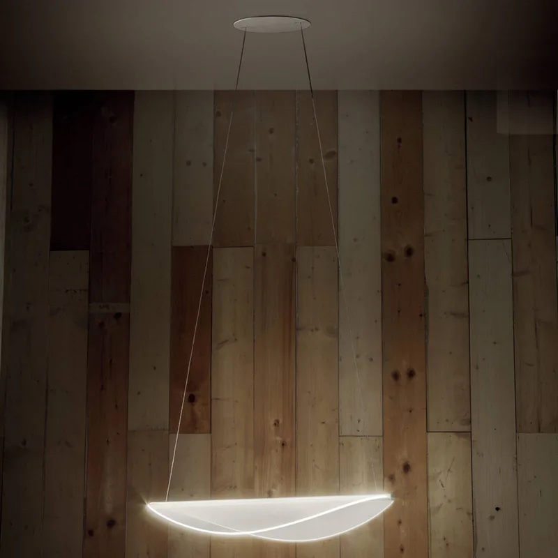 hanglamp Diphy, inbouwbaldakijn, 75 cm, 3000K van Stilnovo in Wit – productfoto