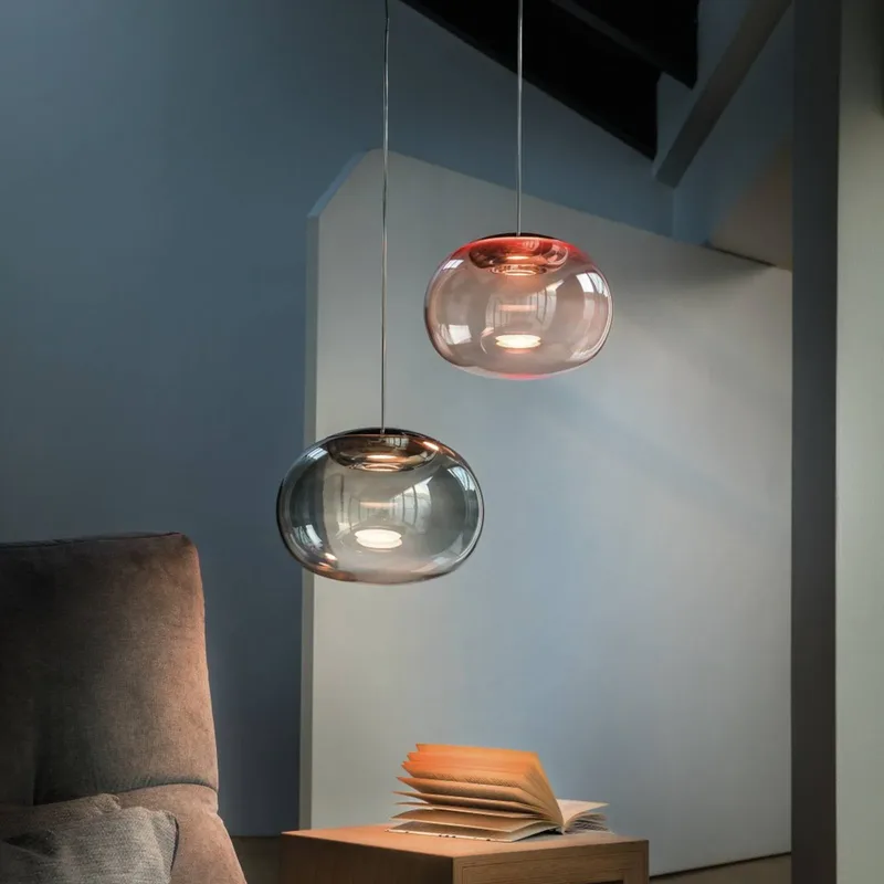 La Mariée LED hanglamp koper/wit de Stilnovo en Cuivre, Blanc – photo du produit
