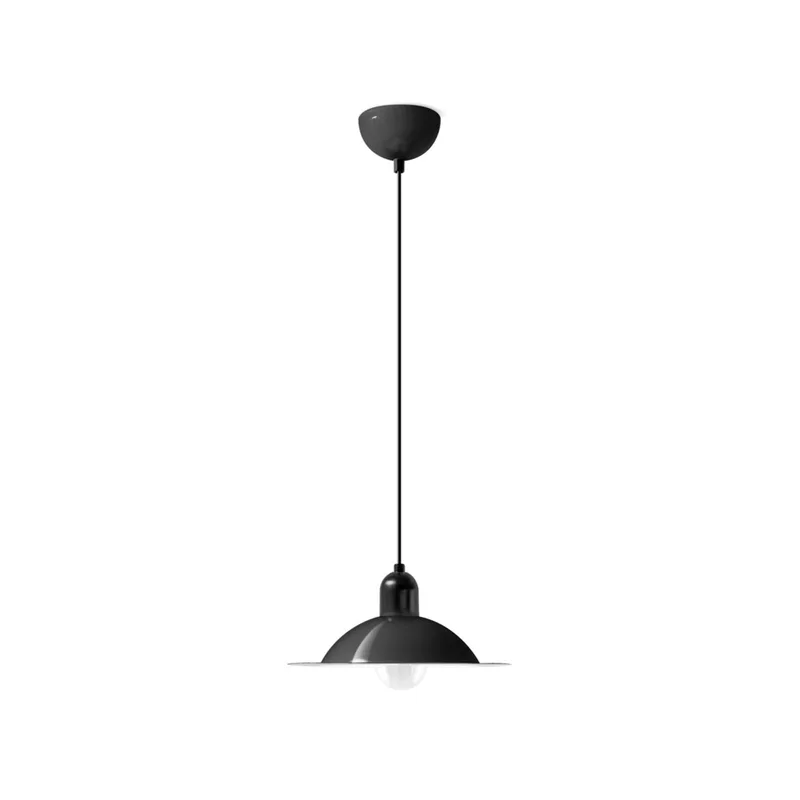 Lampiatta LED hanglamp, Ø 28 cm, zwart de Stilnovo en Zwart (RAL 9005), wit (RAL 9016) – photo du produit