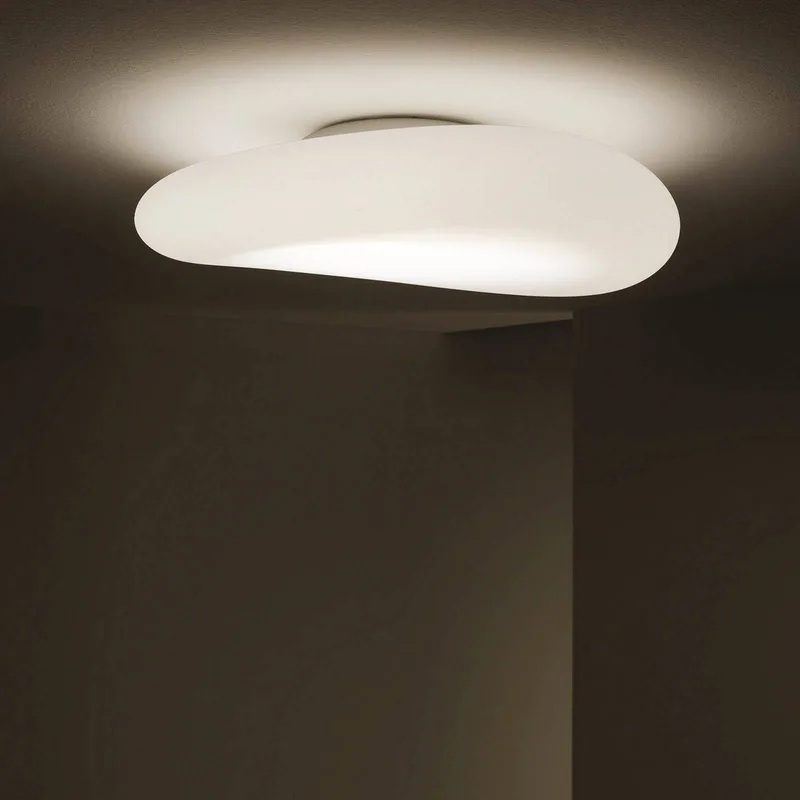 LED plafondlamp Mr. Magoo, DALI, 76 cm by Stilnovo in Wit, zilvergrijs – product photo