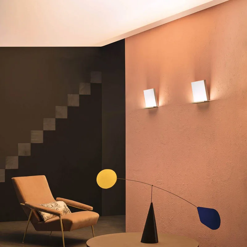 LED wandlamp Inbilico, zwart, hoogte 25 cm de Stilnovo en Zwart, wit – photo du produit