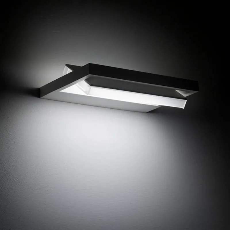 LED wandlamp Tablet W1, breedte 24 cm by Stilnovo in Wit – product photo