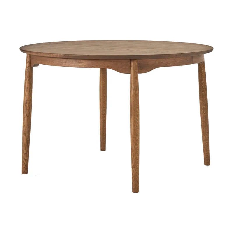 Carl Esstisch teilbar Ø115cm Chocolat brown Öl Special Edition (Eiche), Ø115 cm von Stolab – Produktfoto