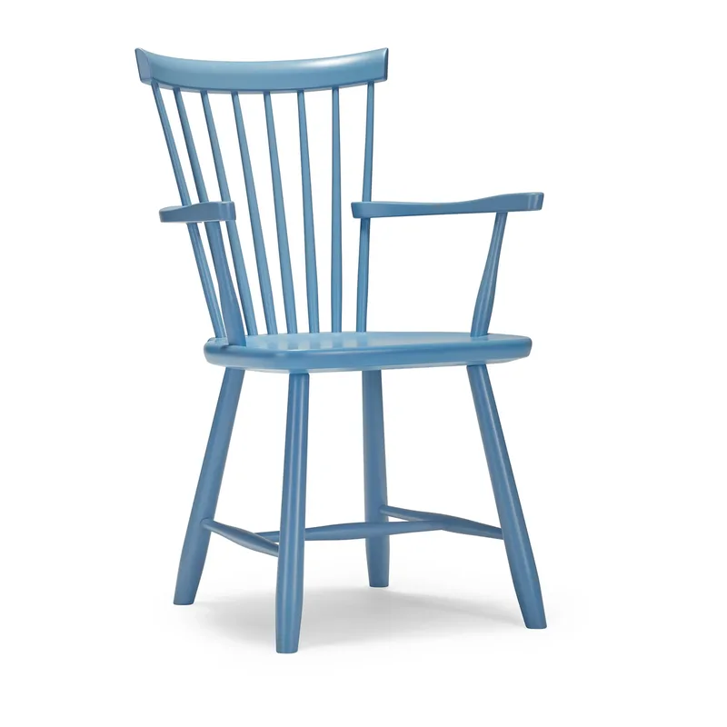 Lilla Åland Armlehnstuhl Dämmerungsblau (Birke) von Stolab – Produktfoto