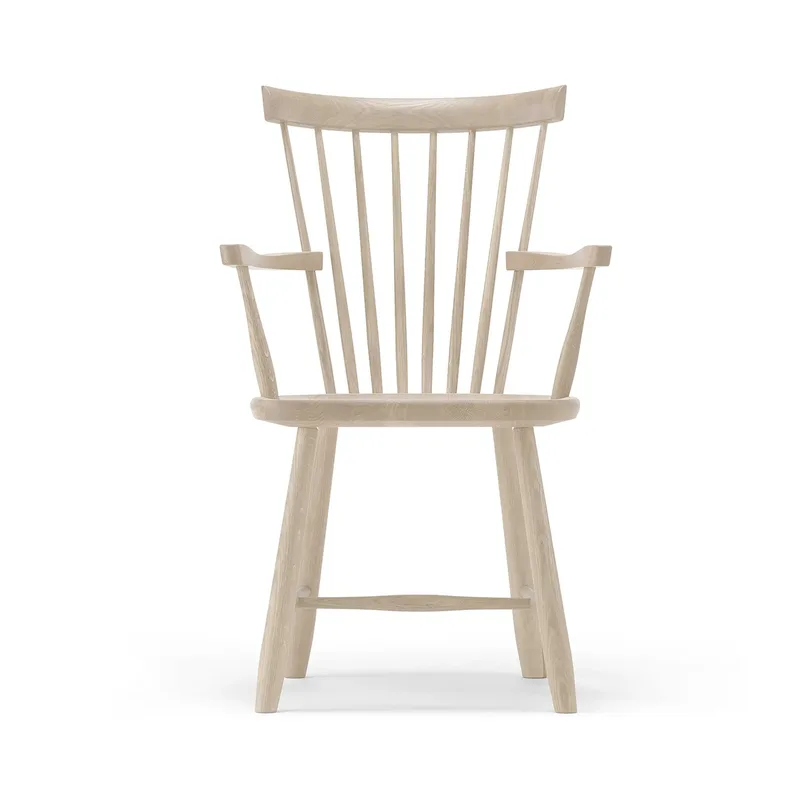 Lilla Åland Armlehnstuhl Hell mattlackiert (Eiche) by Stolab – product photo