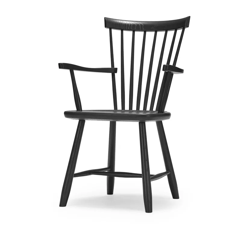 Lilla Åland Armlehnstuhl Schwarz (Eiche) by Stolab – product photo