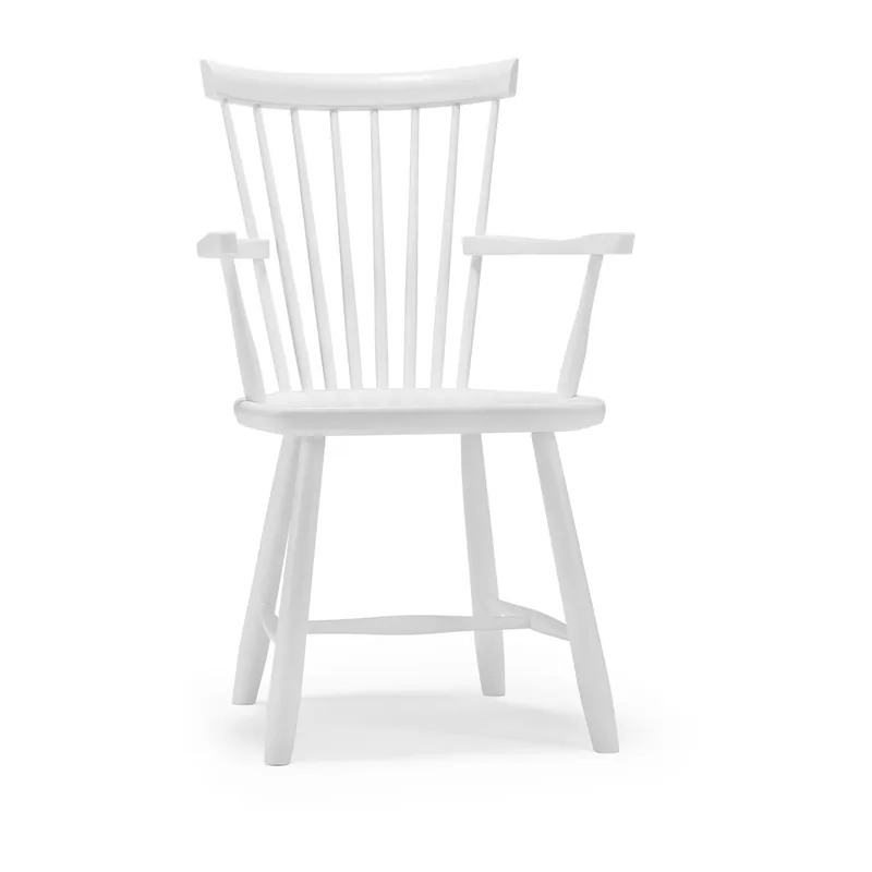 Lilla Åland Armlehnstuhl Weiß (Birke) by Stolab – product photo