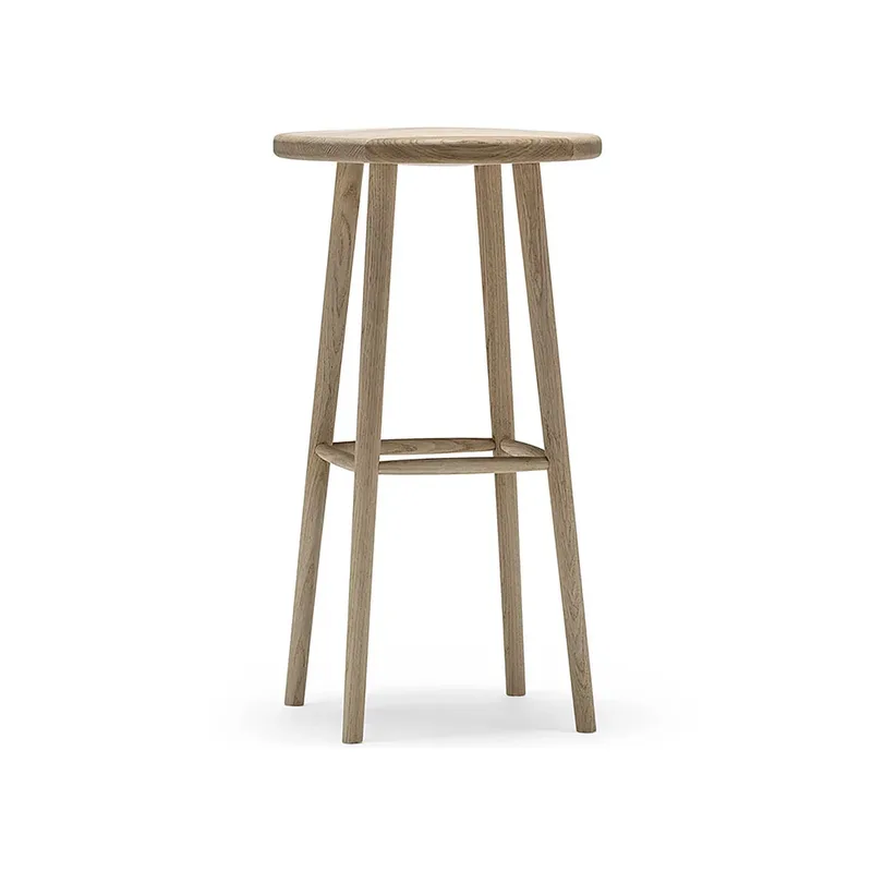 Miss Button Barhocker Eiche weiß geölt, hoch by Stolab – product photo