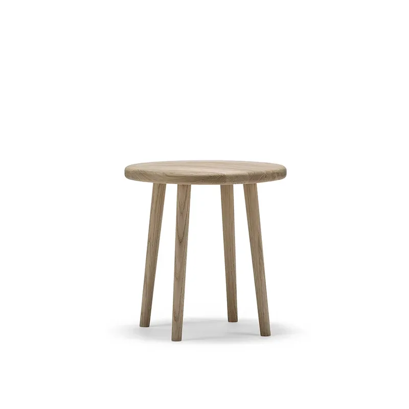 Miss Button Hocker Eiche weiß geölt, niedrig by Stolab – product photo